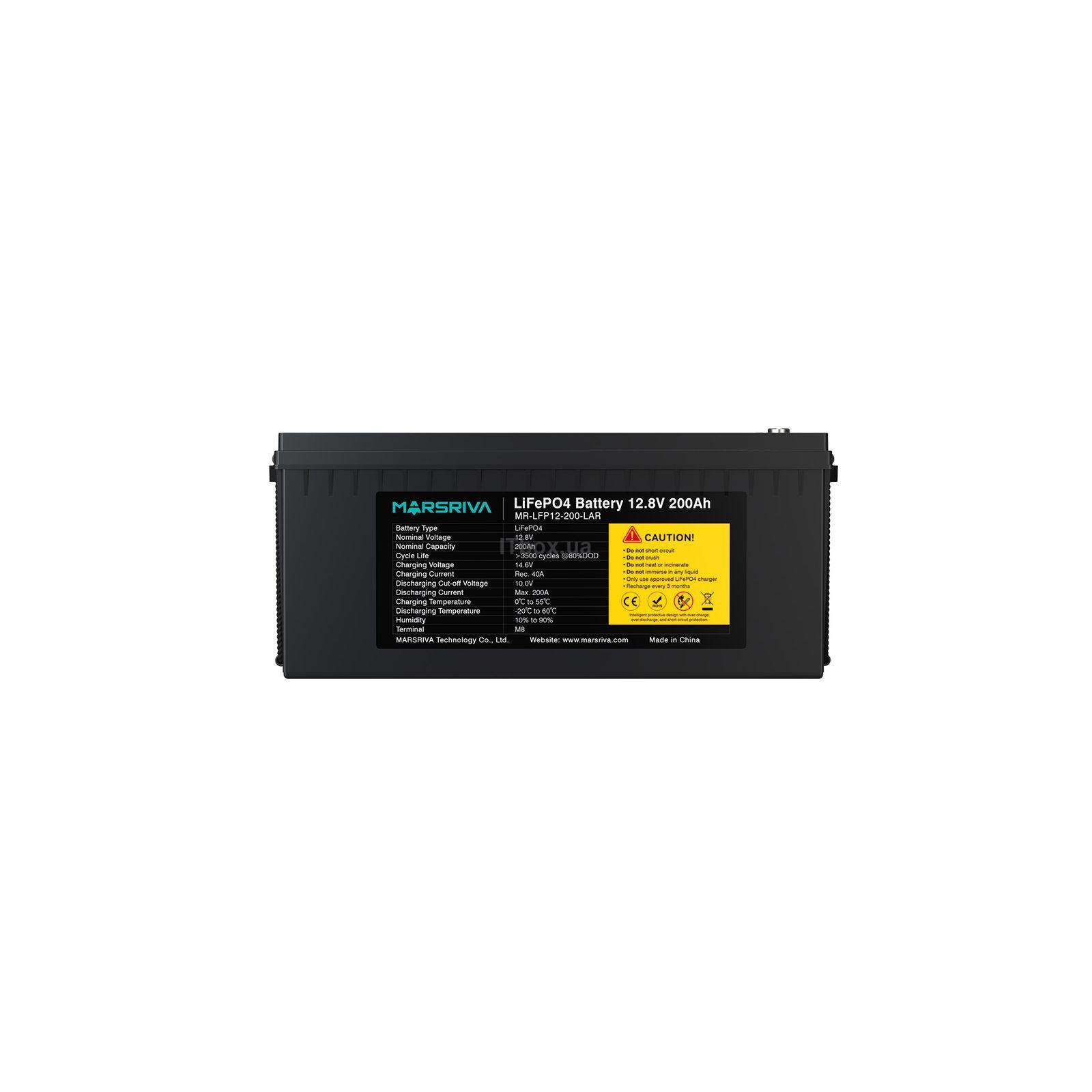 Marsriva 12.8V 200Ah MR-LFP12-200-LAR ⏩ Купити Батарею LiFePo4 Marsriva ...