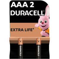 Батарейка Duracell AAA лужні 2 шт. в упаковці Фото