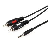 Кабель мультимедийный Atcom 3.5mm M to 2xRCA M 1.8m Фото