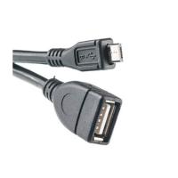 Переходник PowerPlant OTG USB 2.0 AF to Micro 5P 0.5m Фото