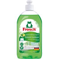 Засіб для ручного миття посуду Frosch Зелений лимон 500 мл Фото