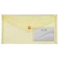 Папка - конверт Buromax DL (240x130мм) TRAVEL, yellow Фото