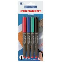 Набір маркерів Centropen Permanent 2846 1 мм, SET 4colors (BLister) Фото