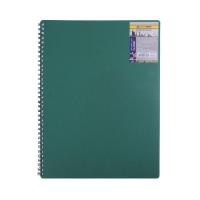 Блокнот Buromax spiral side, А6, 80sheets, CLASSIC, square, green Фото