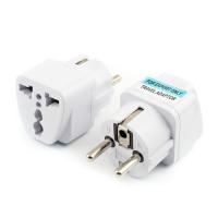 Переходник Atcom UK/US-розетка - Евро-вилка Фото