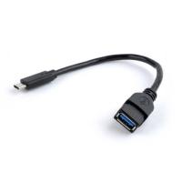 Переходник Cablexpert OTG USB 3.0 AF to USB-C 0.2m Фото