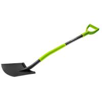 Лопата Verto металлическая ручка, с держателем Фото
