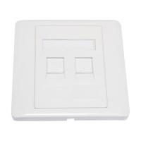 Рамка Kingda Рамка на два порта, шторка, 86х86 Фото