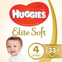 Підгузок Huggies Elite Soft 4 (8-14 кг) Jumbo 33 шт Фото