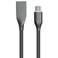 Дата кабель PowerPlant USB 2.0 AM to Micro 5P 1.0m black Фото