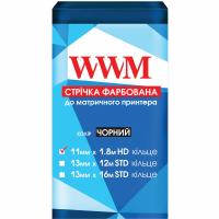 Лента к принтерам WWM 11мм х 1.8м HD (К.) Black Фото