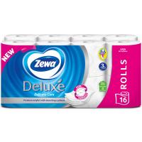 Туалетний папір Zewa Deluxe білий 3 шари 16 рулонів Фото