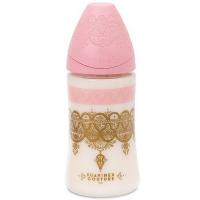 Пляшечка для годування Suavinex Couture 270 мл розовая Фото