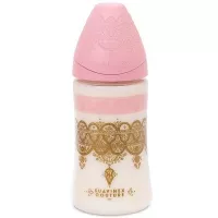 Бутылочка для кормления Suavinex Couture 270 мл розовая Фото
