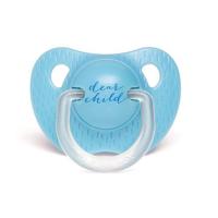 Пустышка Suavinex Смысл жизни 6-18 мес голубая Фото