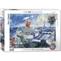 Пазл Eurographics Вид на Париж. Марк Шагал, 1000 элементов Фото