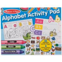 Набір для творчості Melissa&Doug Альбом розмальовок / наліпок Алфавіт Фото