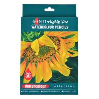 Карандаши цветные Santi Highly Pro 36 шт акварельные Фото