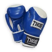 Боксерські рукавички Thor Competition 16oz Blue/White Фото
