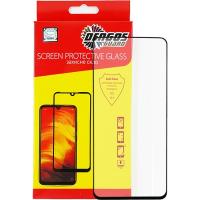 Стекло защитное Dengos Full Glue OPPO A53, black frame Фото