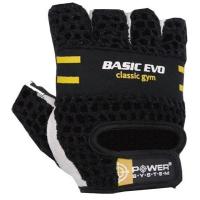 Перчатки для фитнеса Power System Basic EVO PS-2100 S Black Yellow Line Фото