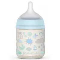 Бутылочка для кормления Suavinex Memories Истории малышей 150 мл. голубая Фото