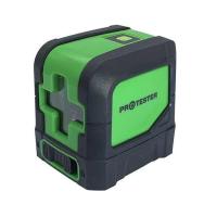 Лазерный нивелир Protester 2 линии, 1H/1V зеленый луч Фото