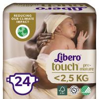 Підгузки Libero Touch Prema от 0 до 2.5 кг 24 шт Фото