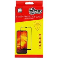 Стекло защитное Dengos Full Glue Xiaomi POCO M3, black frame Фото