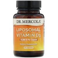 Витамин Dr. Mercola Липосомальный Витамин D3, 10000 МЕ, Liposomal Vita Фото