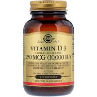 Витамин Solgar Витамин D3, Vitamin D3 (Cholecalciferol), 250 мкг Фото