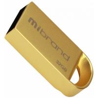 USB флеш накопичувач Mibrand 32GB lynx Gold USB 2.0 Фото