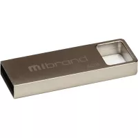USB флеш накопичувач Mibrand 4GB Shark Silver USB 2.0 Фото