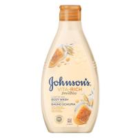 Гель для душа Johnson's Vita-Rich Ухаживающий с йогуртом, овсом и медом 75 Фото