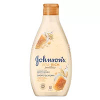 Гель для душу Johnson's Vita-Rich Доглядальний з йогуртом, вівсом і медом Фото