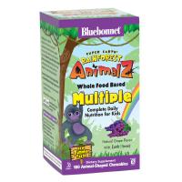 Мультивітамін Bluebonnet Nutrition Мультивитамины для Детей, Вкус Винограда, Rainfore Фото