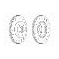 Гальмівний диск FERODO DDF1693C Фото