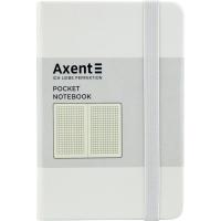 Книга записна Axent Partner 95х140 мм в клетку 96 листов Белая Фото