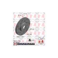 Гальмівний диск ZIMMERMANN 150.3447.54 Фото