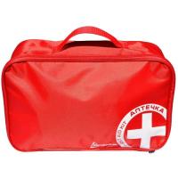 Автомобільна аптечка Poputchik 2 (АМА-2) згідно ДСТУ 3961-2000 футляр м'який черв Фото