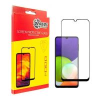 Стекло защитное Dengos Full Glue Samsung Galaxy A22 (black) Фото