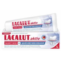Зубна паста Lacalut aktiv Защита десен & Бережное отбеливание 75 мл Фото