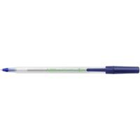Ручка масляная Bic Round Stic Eco, синяя Фото