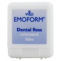 Зубна нитка Dr. Wild Emoform не вощенная тонкая 50 м Фото