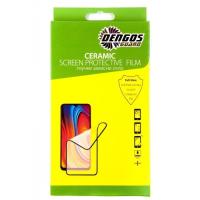 Стекло защитное Dengos Ceramic Film для OPPO A15/A15s (black) Фото