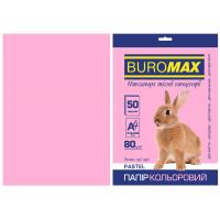Бумага Buromax А4, 80g, PASTEL pink, 50sh Фото