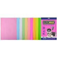 Бумага Buromax А4, 80g, PASTEL+NEON, 10colors, 20sh Фото