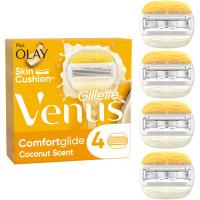 Змінні касети Gillette Venus ComfortGlide Olay З ароматом кокосу 4 шт. Фото