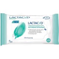 Салфетки для интимной гигиены Lactacyd антибактериальные 15 шт. Фото