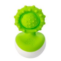 Погремушка Fat Brain Toys прорезыватель-неваляшка dimpl wobl зеленый Фото